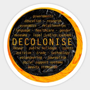 decolonise Sticker